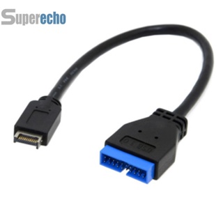 [superecho.th] เมนบอร์ดเชื่อมต่อสายไฟ USB 3.1 20 ซม. สําหรับคอมพิวเตอร์