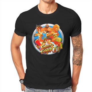 เสื้อยืด พิมพ์ลายวิดีโอเกม Street Fighter Ii สไตล์วินเทจ สําหรับผู้ชาย