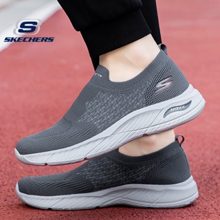 Skechers_ GOWALK ArchFit รองเท้ากีฬาลําลอง พื้นหนา ผ้าตาข่าย ระบายอากาศ ทนต่อการสึกหรอ แฟชั่นฤดูร้อน สําหรับผู้ชาย และผู้หญิง (ไซซ์ 36-45)