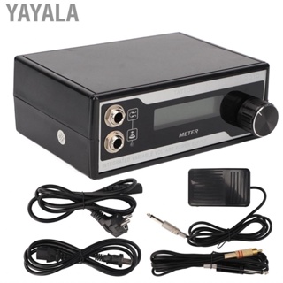 Yayala Tattoo Accessories Power Supply Kit 60‑250V Flexible Control with Foot Pedal for Professional