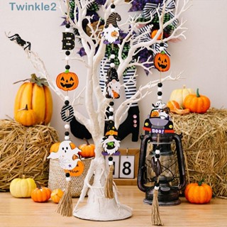 Twinkle จี้ลูกปัด รูปฟักทองผี ฮาโลวีน DIY สําหรับแขวนตกแต่งผนัง เทศกาลฮาโลวีน