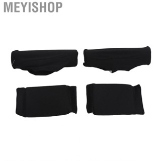 Meyishop 2Pcs Crutch Pads  Advanced Crutches Accessories Black Keep Fingers Crossed NEW