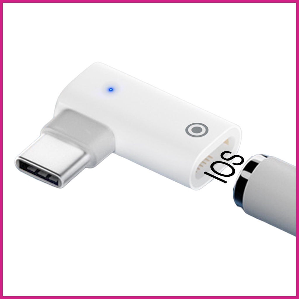 อะแดปเตอร์เชื่อมต่อสายชาร์จ USB Type C ตัวเมีย เป็นตัวเมีย สําหรับ Apple Pencil 1