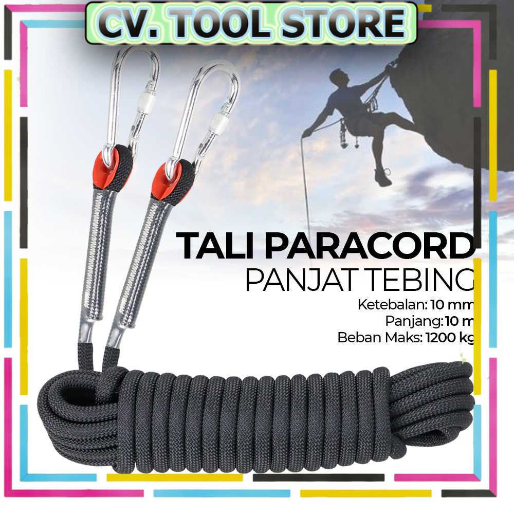 TOOL STORE - เชือกพาราคอร์ดยาว 10 มม. พร้อมหัวเข็มขัดเหล็ก - P4
