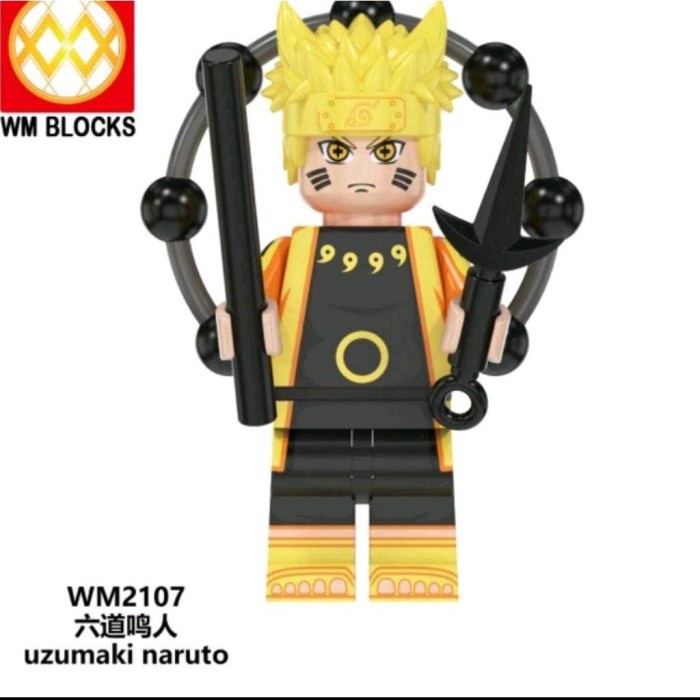 Naruto Block Toy series WM2107 Uzumaki Naruto - คอลเลกชันใหม่