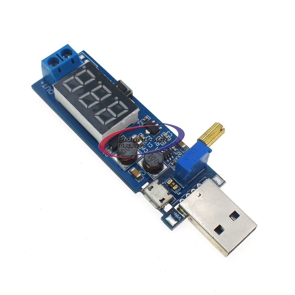 โมดูลพาวเวอร์ซัพพลาย DC-DC 5V เป็น 3.5V 12V USB ปรับได้ DC 1.2V-24V