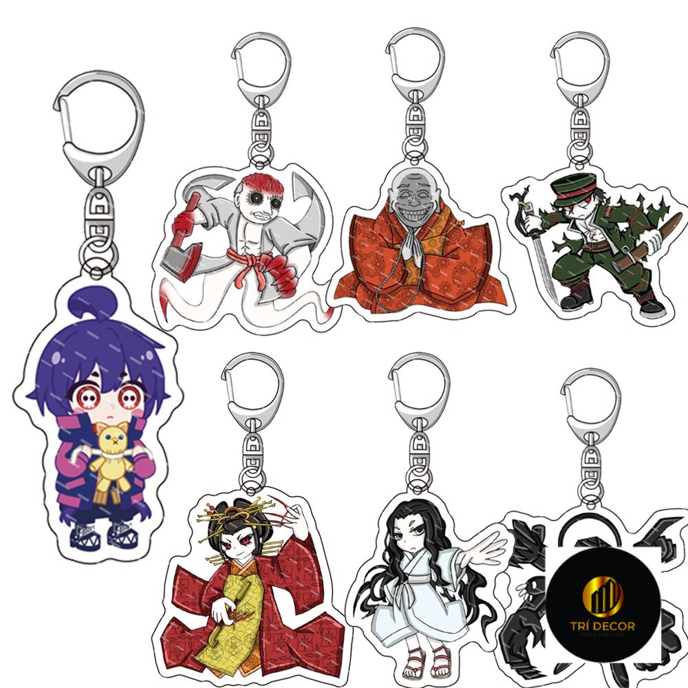 Yayoi Hozuki อะนิเมะ Dark Gathering Keitao Eiko Cosin พวงกุญแจ 2 ด้านใสอะคริลิคพลาสติกน่ารัก chibi อ