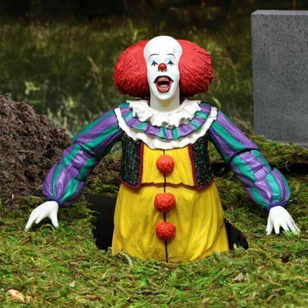 NECA Joker Stephen King Clown 1990 Pennywise Action Figure Collection Horror Toy Doll Birthday Present