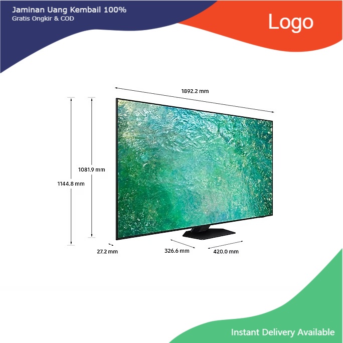 PQ  [Pre-Order] SAMSUNG QA85QN85CAKXXT Neo QLED 4K (2023) Smart TV 85 นิ้ว QN85C 85QN85C🚀ส่งของเดี๋ยวนี้🚀