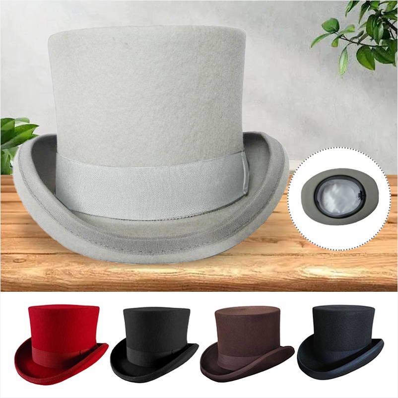 หมวกแก๊ป ผ้าวูล ลาย Victorian Mad Hatter สไตล์วินเทจ สําหรับผู้ชาย