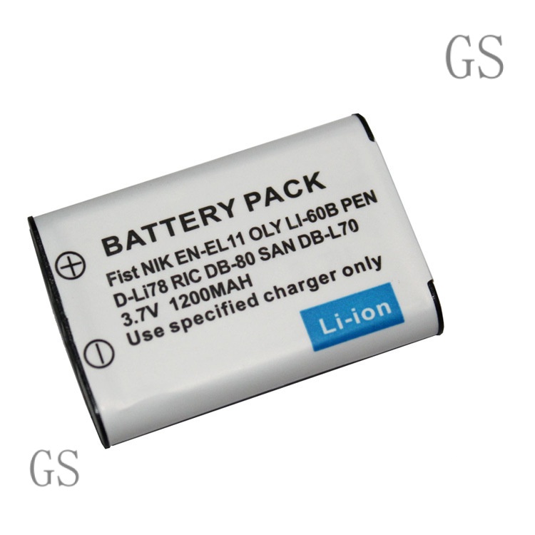 GS Compatible with Pentax D-Li78 Digital Camera Lithium Battery