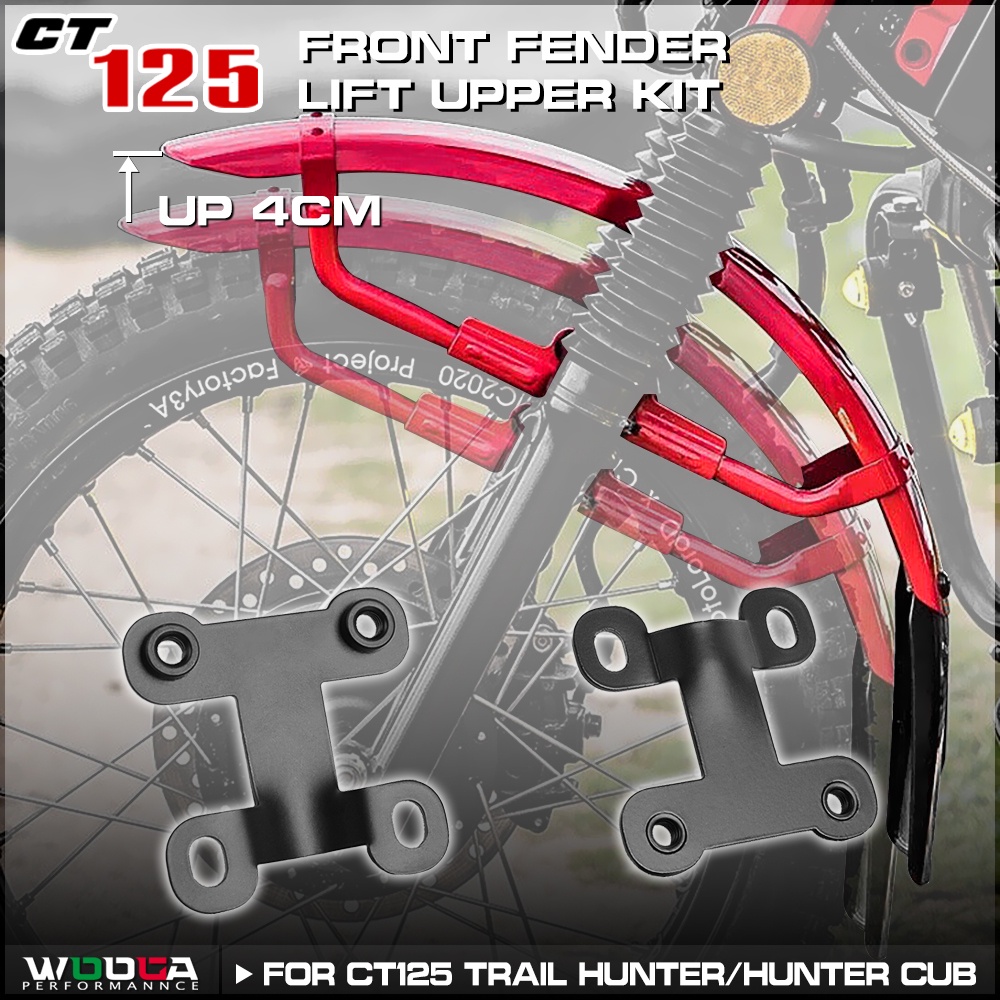 ชุดยกบังโคลนหน้า สําหรับ Honda CT125 Trail 125 Hunter Cub 2020 2021 2022 2023 4 ซม.
