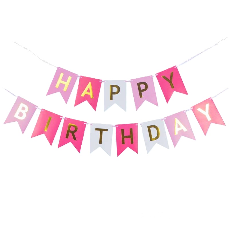 ธงวันเกิด HAPPY BIRTH DAY ใช้เป็นพร็อพ ตกแต่ง ในงานปาร์ตี้ เก๋ๆ