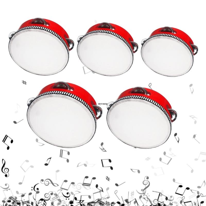 ✿ กลองแถวเดียว กลองแทมบูรีน แบบมือถือ สําหรับผู้ใหญ่ เคาะจังหวะดนตรี ของเล่นเพื่อการศึกษา ปาร์ตี้