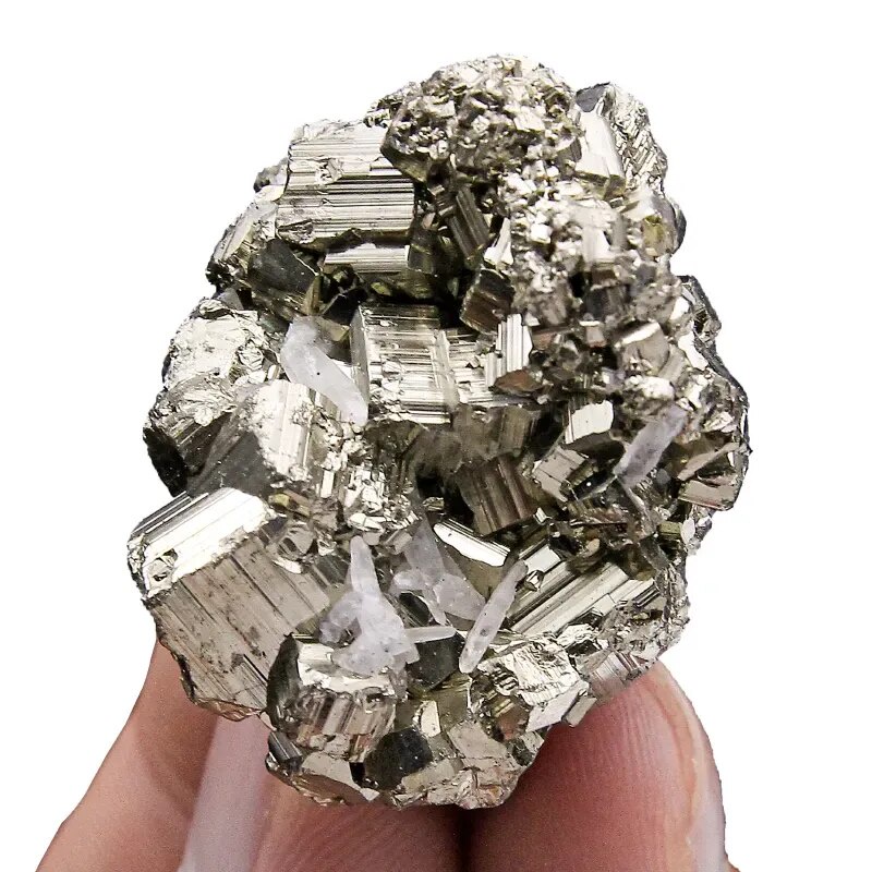 1pcs High Quality Natural Peru Pyrite Ore Stone Crystal Mineral Specimen Pyrite Cube Cluster Energy 