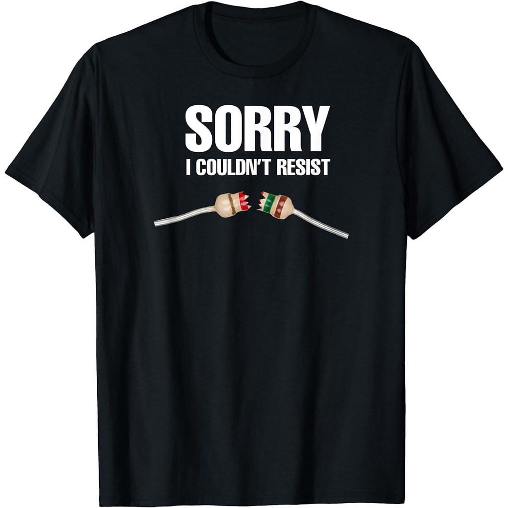 ใหม่ขอโทษ I CouldnT Resist Fun Electricer ช่างไฟฟ้าเสื้อยืด Xs-3Xl