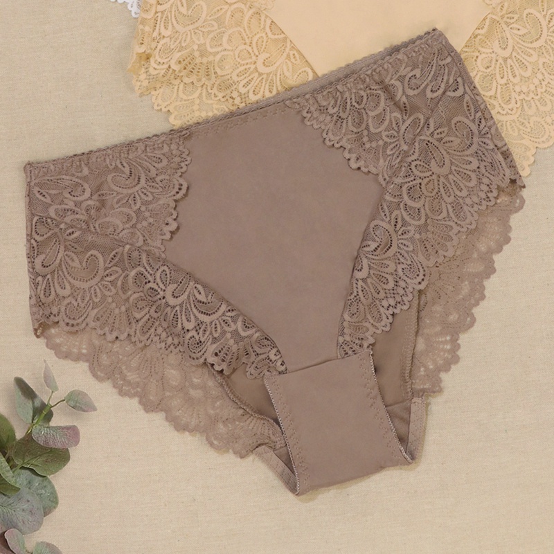 Parifairy กางเกงชั้นใน ลูกไม้ ลายดอกไม้ พลัสไซซ์ สําหรับผู้หญิง 0XL 1XL 2XL 3XL 4XL 5XL-6003#P