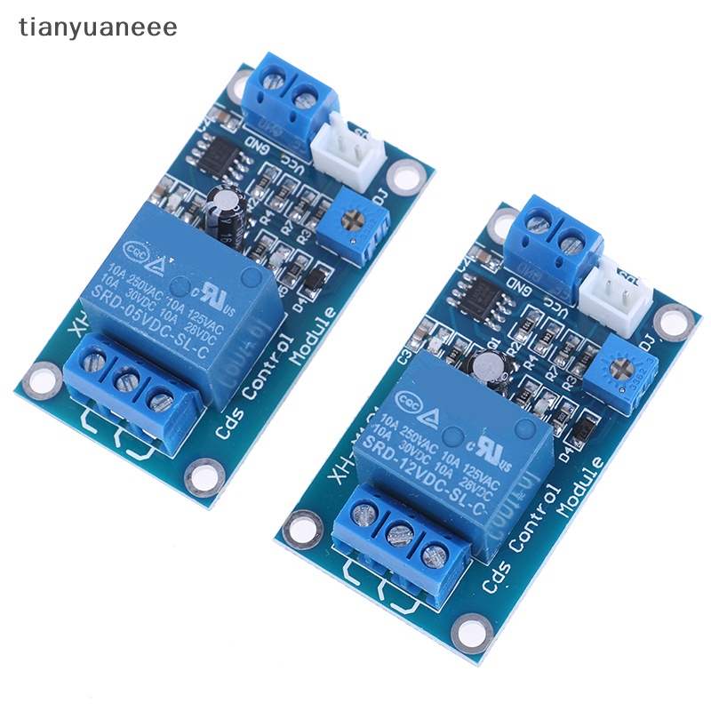 Tianyuaneee โมดูลสวิตช์ควบคุมไฟโฟโต้รีเลย์ DC5 12v xh-m131