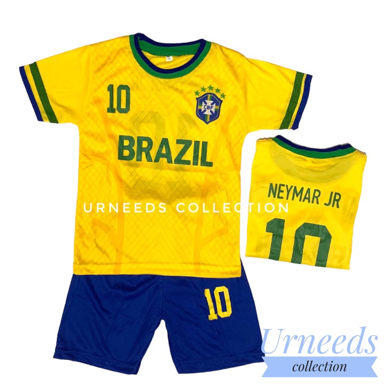 ชุดเสื้อฟุตบอล BRAZIL KIDS LATEST 2022 / ชุดเสื้อฟุตบอล FUTSAL / ชุดเสื้อฟุตบอลเด็กชาย
