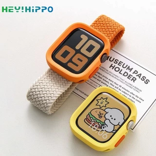 Soft Anti drop เคสป้องกันเหมาะสําหรับสมาร์ทวอทช์ series 10/9/8/7/6/5/SE/4/3 กรอบป้องกันเหมาะสําหรับ iwatch 45/44/42/41/40/38/49 มม.46 มม.42 มม.