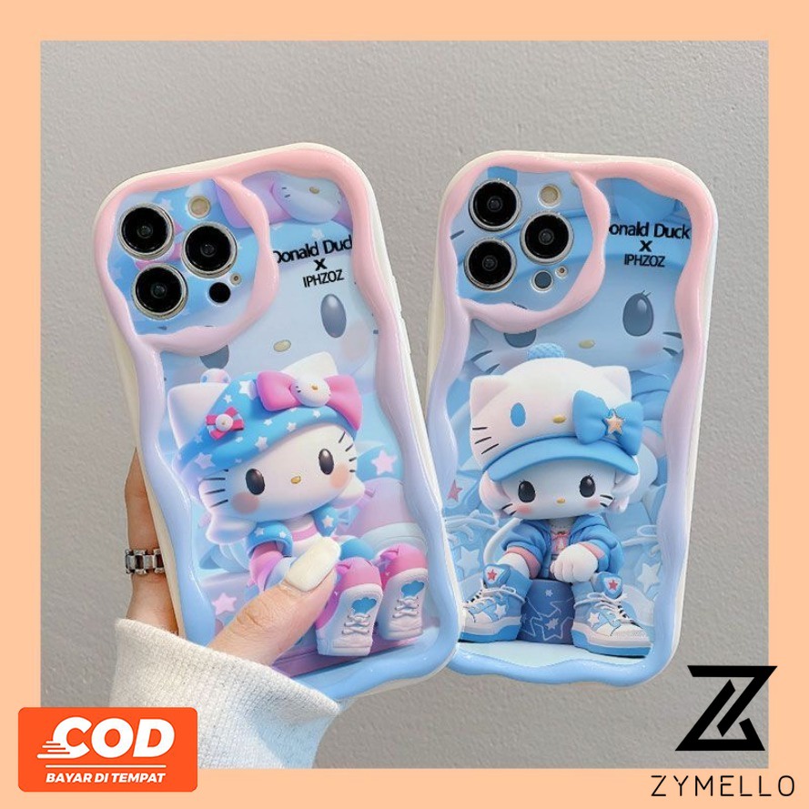 เคสโทรศัพท์ VIVO V40 V30 5G V29 V40 Pro S1 V27 5G V27 Pro V27E V25 V25E V23 V23E V15 V20 Pro น่ารักการ์ตูน KT cat anti drop TPU เคสโทรศัพท์