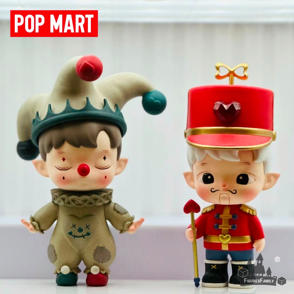 [ของแท้] ตุ๊กตาฟิกเกอร์ POP MART HACIPUPU Nutcracker &amp; Joker - Silence Big Figure ของขวัญ สําหรับประดับ