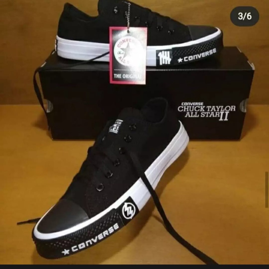 Converse Chuck Taylor CT II Undefeated Low Black Star