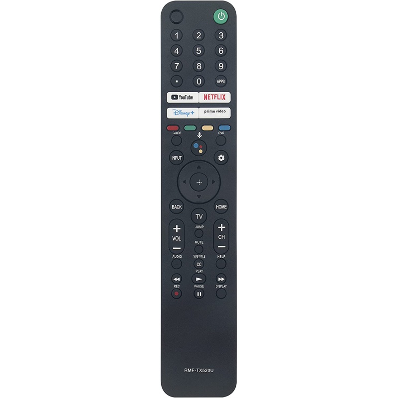 RMF-TX520U เสียงรีโมทคอนโทรลพร้อมไมโครโฟนสําหรับ Sony สมาร์ททีวี Series A80J X95J X91J X90J X85J X80