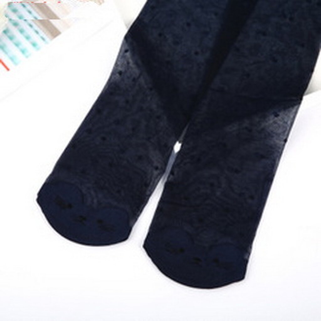 P40000- พร้อมส่งจากไทย ถุงน่องเด็กลายจุดซีทรู มีสีดำ-สีเนื้อ-สีขาว แต่งลายแมวเหมียวที่เท้า คลิกเลือกสีและไซส์ - รูปที่ 3