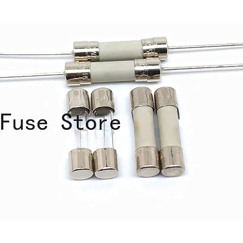 10PCs 5ht8-r 5*20 หลอดฟิวส์เซรามิก t8h250v ดีเลย์ช้า fusing 8A