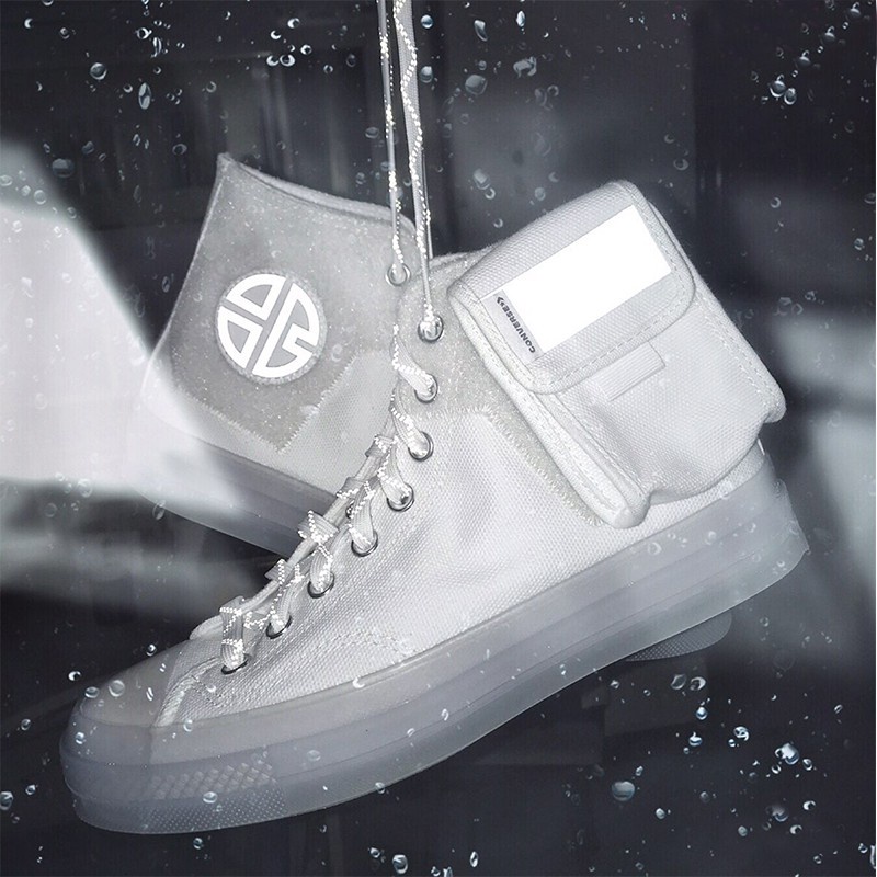 Ori Converse All Star 70s รองเท้าผู้ชาย 1970s รองเท้าผ้าใบ Jelly-Soled ส่องสว่างสูง 170624C