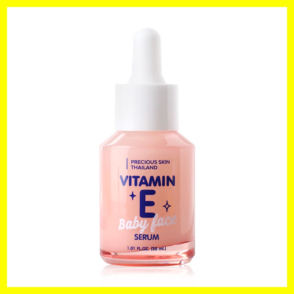 Precious Skin Thailand Vitamin E Baby Face Serum 30ml เพรสเชิส เซรั่มบํารุงผิว. - รูปที่ 2
