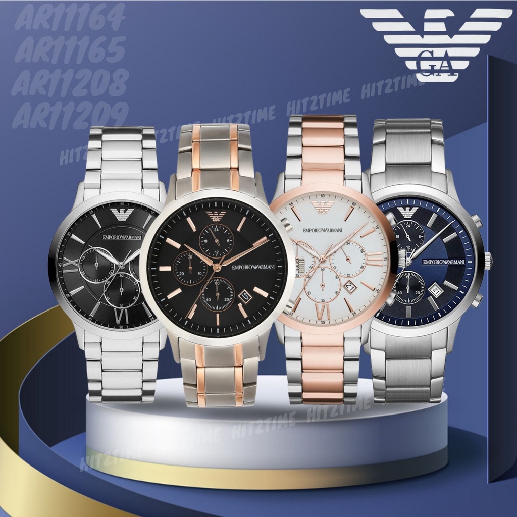 HITZTIME นาฬิกา Emporio Armani OWA348 นาฬิกาข้อมือผู้ชาย นาฬิกาผู้ชาย แบรนด์เนม Brand Armani Watch AR11208