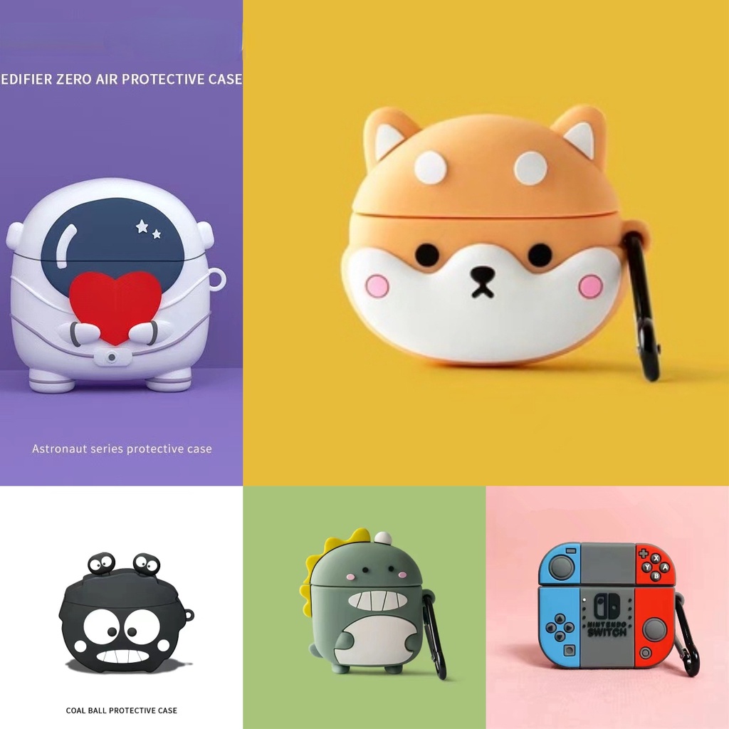 สําหรับ Lenovo EA110 เคส Case เคสหูฟัง การ์ตูนซิลิโคนน่ารัก briqueette Shiba Inu