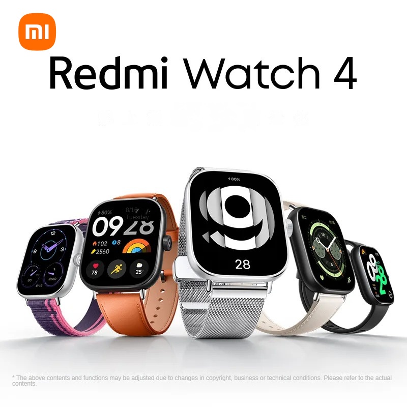 นาฬิกาข้อมือสมาร์ทวอทช์ Redmi Watch 4 1.97 นิ้ว หน้าจอ AMOLED รองรับบลูทูธ คุยด้วยเสียง ใช้งานได้นาน 18 วัน CN Version