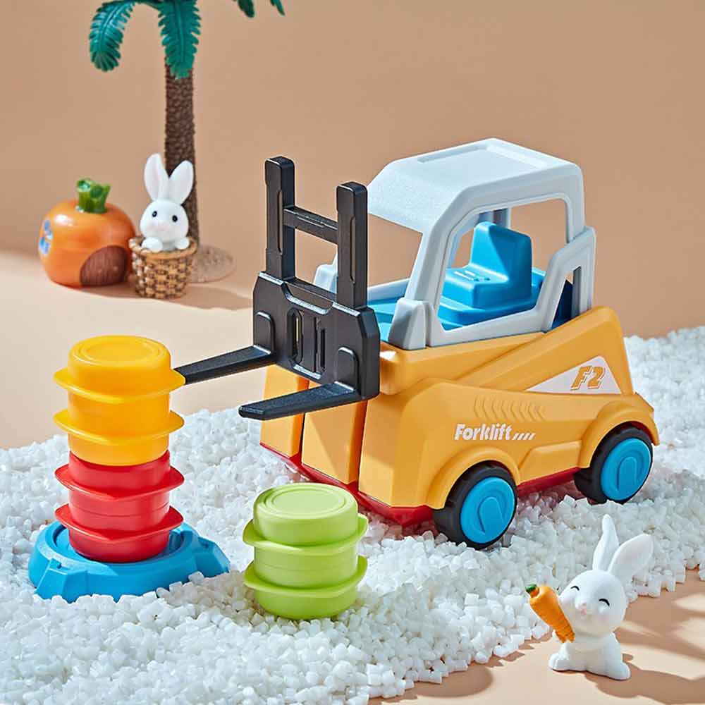 Forklift Transport Game, Forklift Frenzy - 2-Player Stack & Matching Skill Game