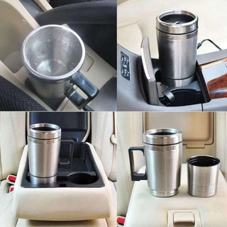 กาต้มน้ำในรถ 12v กาต้มน้ำไฟฟ้าสำหรับใช้ในรถยนต์ขนาด500มล.,กาต้มน้ำในรถ กาต้มน้ำ12v แก้วเก็บความร้อนสเตนเลสแบบพกพา