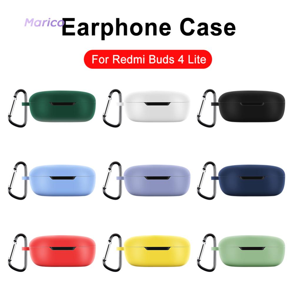 เคสซิลิโคนนิ่ม สําหรับหูฟังบลูทูธไร้สาย Xiaomi Redmi Buds 4 Lite Redmi Buds 4Lite [Marico.th]