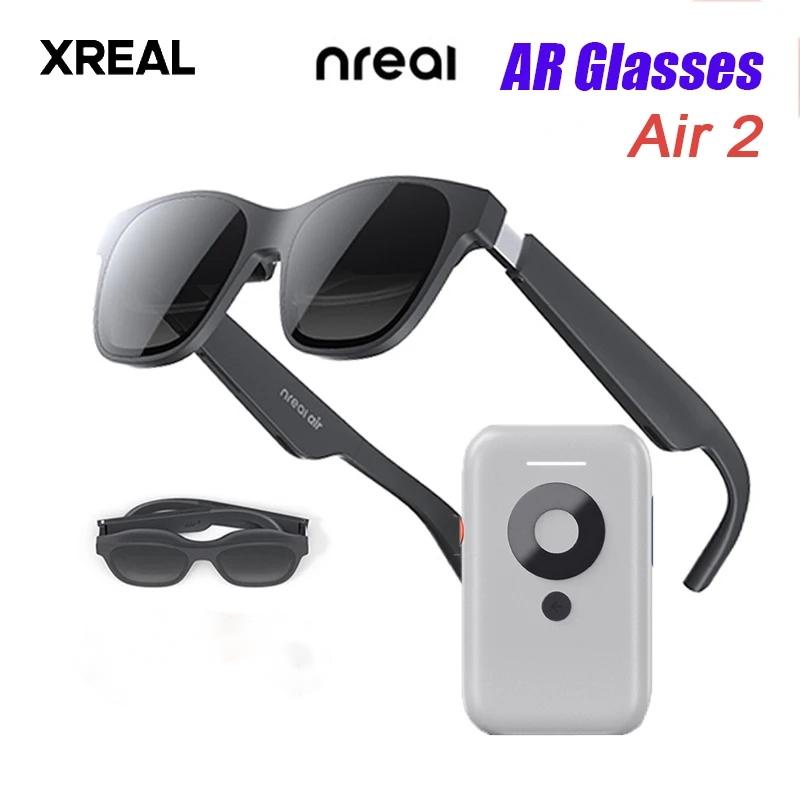 XREAL Air Nreal Air 2 สมาร์ท AR แว่นตา HD 130 นิ้วหน้าจอยักษ์อวกาศภาพยนตร์ส่วนตัวแบบพกพา 1080p ดู VS