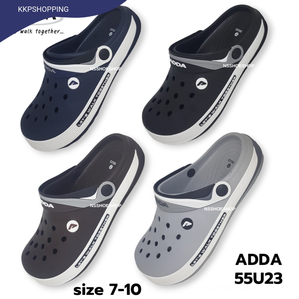 Adda 55U23 Vylon Flex รองเท้าแตะ CLOG สำหรับผู้ชาย size 7-10