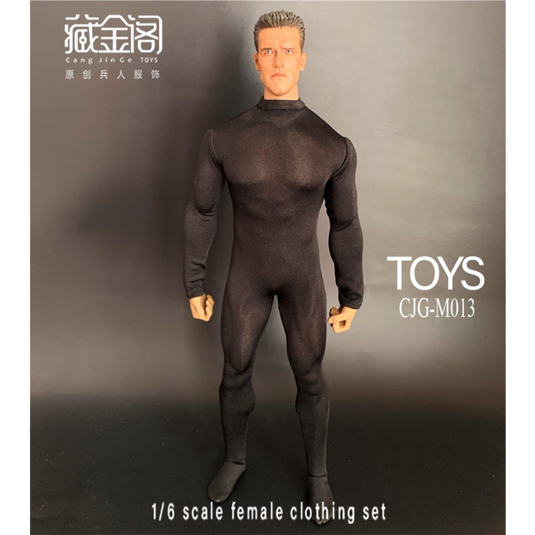 ชุดจั๊มสูท บอดี้สูท 1/6 CJG-M013 แบบยืดหยุ่น สําหรับผู้ชาย พร้อมส่ง ราคา ถูกที่สุด ดีลบีเคเค แกลเลอรีภาพที่ 4