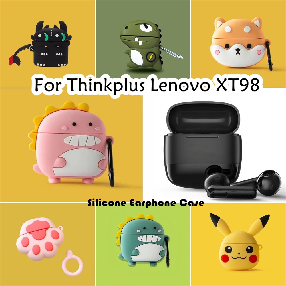 【พร้อมส่ง】เคสหูฟังซิลิโคนนิ่ม ลายการ์ตูน สําหรับ Thinkplus Lenovo XT98