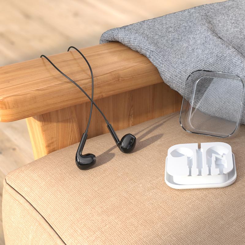 Hoco M111 Max หูฟังหัวไอโฟน มีไมค์ เสียงชัด สำหรับไอโฟน ไม่ต้องเชื่อมบลูทูธ หูฟังสมอลทอล์ค