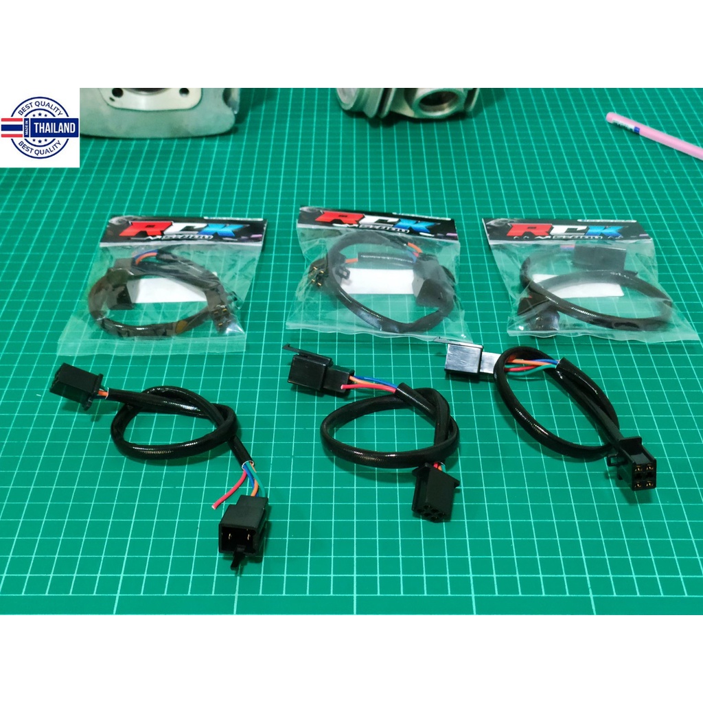 ปลั๊กแปลงกล่องไฟ เวฟ100 ใส่กล่องไฟ เวฟ125 R X ไนท์125 ดรีม125