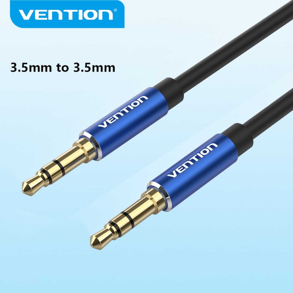 Vention สายสัญญาณเสียง Hi-Fi รถยนต์ Aux Tpe แจ็กเก็ต ใช้ได้กับลําโพงหูฟัง