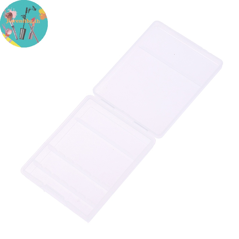 RENBG Square Nail Art เจาะ Bit กล่องเก็บ 6 หลุมใสผู้ถือบดจอแสดงผลเจาะ Bits เล็บ Organizer ฝุ่นกล่อง TH ราคา ถูกที่สุด ดีลบีเคเค แกลเลอรีภาพที่ 4