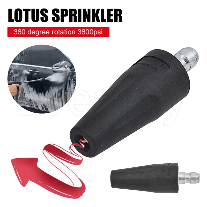 หัวฉีดเทอร์โบแรงดันสูง 2600 PSI อุปกรณ์เสริม สําหรับเครื่องฉีดน้ําแรงดันสูง 1 ชิ้น