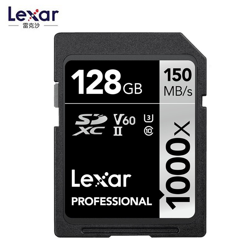 LEXAR SD Card 1000X 32G 64Gb 128G Canon DSLR กล้อง Nikon การ์ดหน่วยความจำ4K