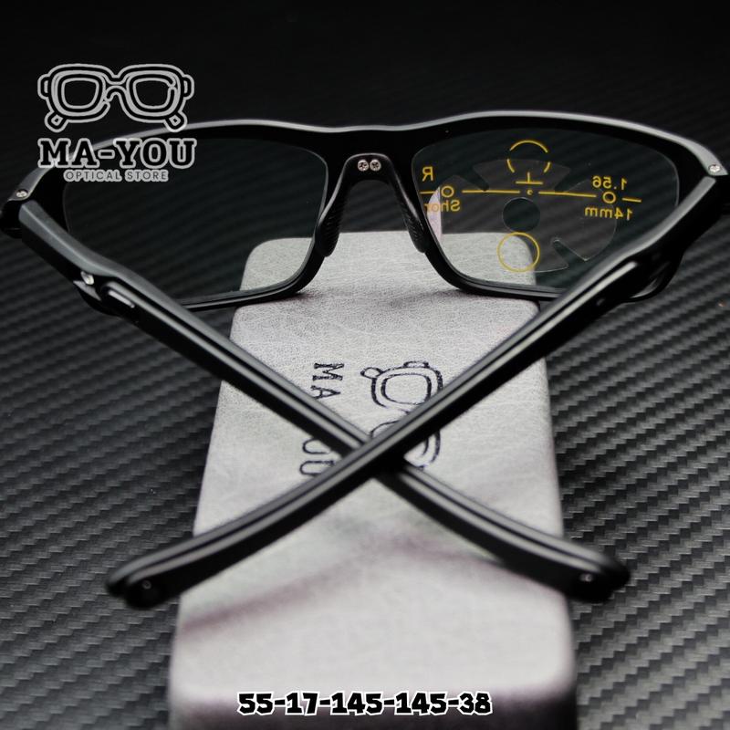 แว่นตาสายตายาวเลนส์โปรเกรสซีฟ ไร้รอยต่อ รุ่น Liner ''ไลน์เนอร์'' 81282  มีสายคล้องในตัว มอง 3 ระยะ ออกแดดเปลี่ยนสีเทาดำ - รูปที่ 7