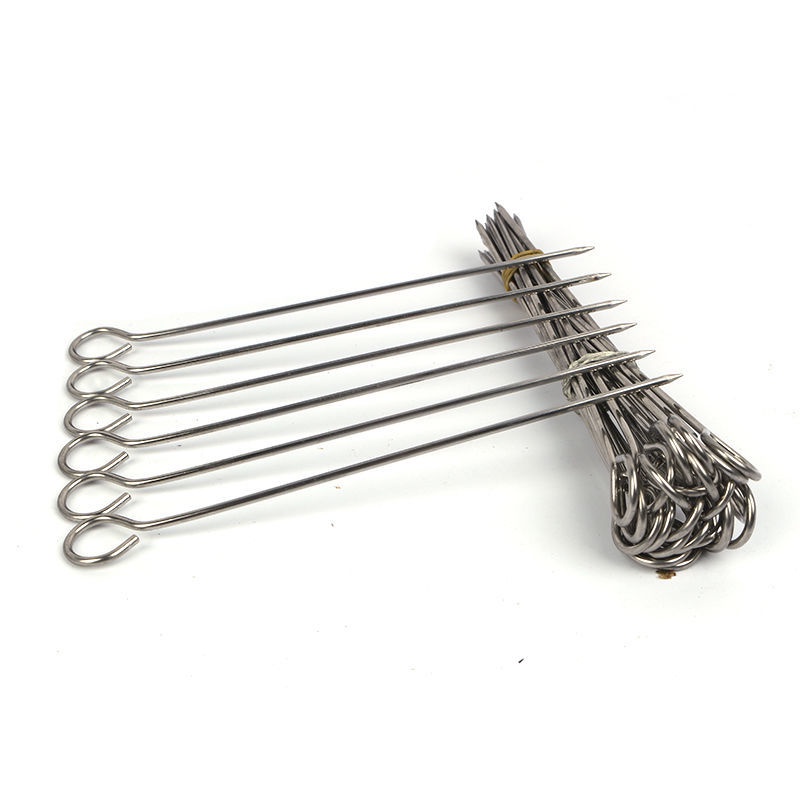 เข็มสแตนเลส สําหรับปิดผนึก รูปเป็ด หมู ห่าน พร้อมห่วง และตะขอเกี่ยว